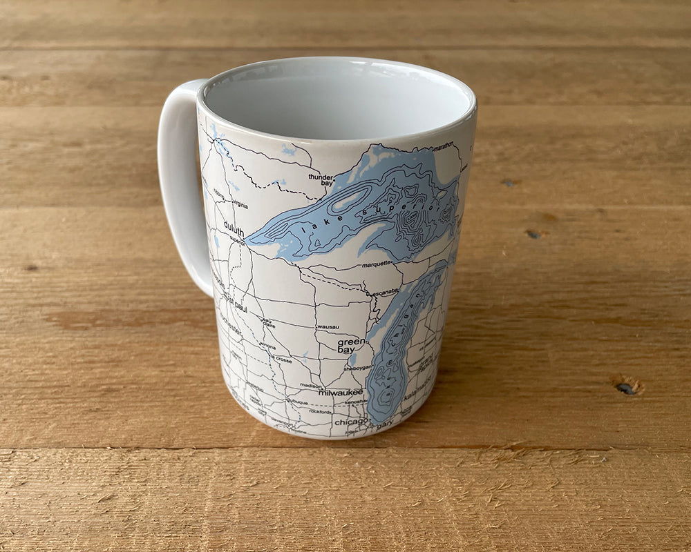 Great Lakes Map 20 Oz tumbler lets you take a piece of the Great Lakes  wherever you go